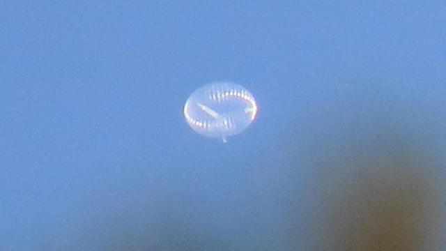 Lisa Rich of Cary snapped this photo of a high altitude ballon.