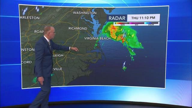 Tropical Storm Fay moving away from the area, hot days ahead