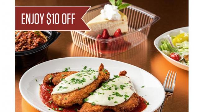 Maggiano's: $10 off Carryout Family Meal for Four through 7/12