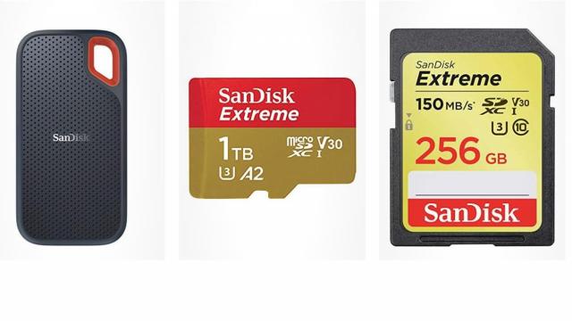 Sandisk and Western Digital products up to 64% off: Memory cards, hard drives, flash drives