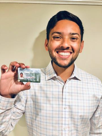 David Campos of Long Island, N.Y., is a rising junior at UNC-Chapel Hill. Because he has severe asthma, he worries about returning to campus in August. 