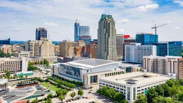 Downtown Raleigh. (Photo courtesy of the City of Raleigh)

