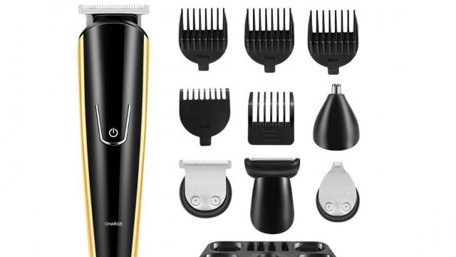 Professional Cordless Rechargeable Hair Cutting Kit for Men only $23.70 (reg. $38.99) 