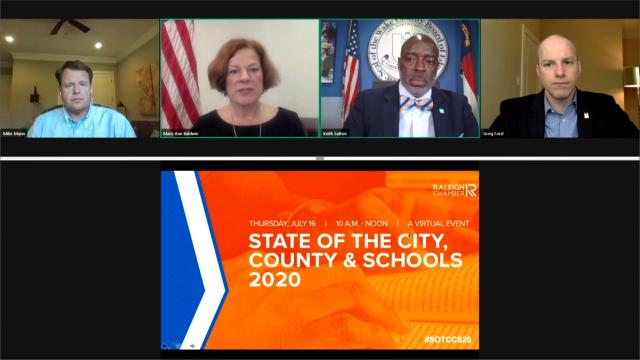 Elected officials, Mayor of Raleigh address schools opening