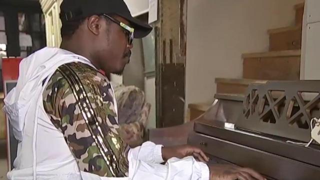 Man gets free piano