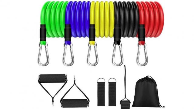 Exercise Resistance Bands 11-Piece Set only $21.99 (35% off) 