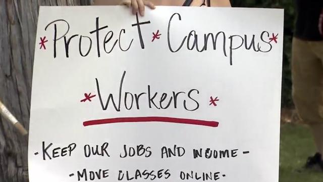 Workers says UNC-Chapel Hill officials care more about students than them