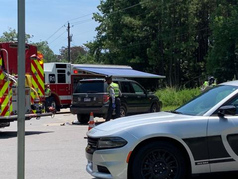  A motorcyclist was driving in Wake County when he crashed with a car Saturday afternoon. He was transported to WakeMed with serious injuries.