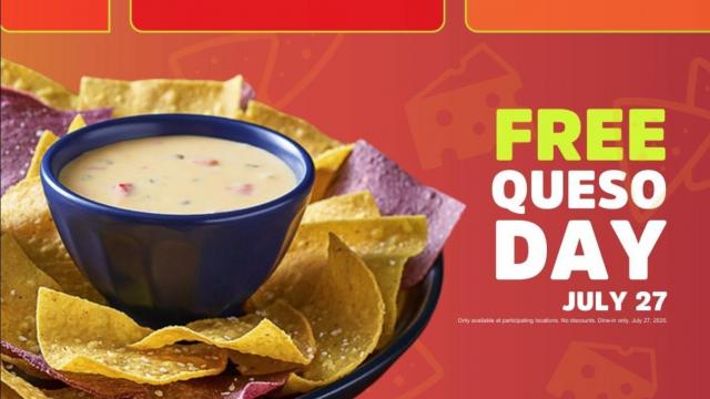 Ruby Tuesday: FREE Queso on July 27
