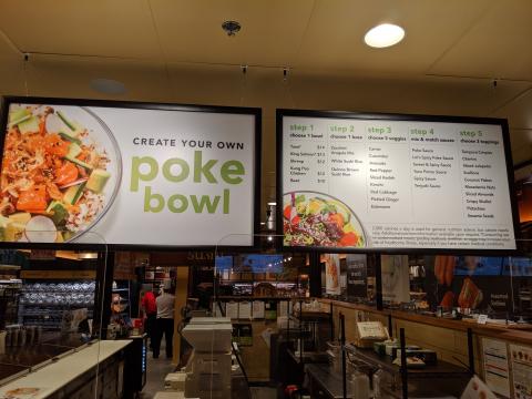 Create Your Own Poke Bowl Station