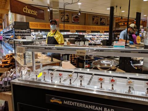 Olive Bar in Cheese Department