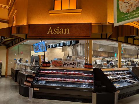 Asian Prepared Food Section