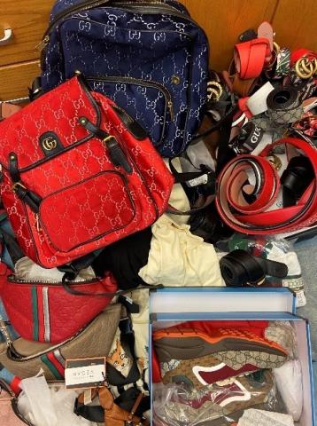 Police seized hundreds of counterfeit retail items during a traffic stop in Iredell County on July 24. The items totaled to be $360,400 in retail value, officials said.
