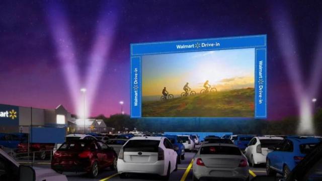 Walmart making plans to turn parking lots into pop-up drive-in movie theaters