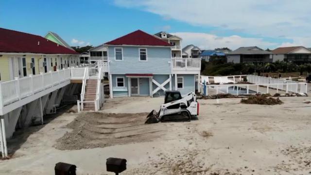 Families, businesses continue repairs on Oak Island 
