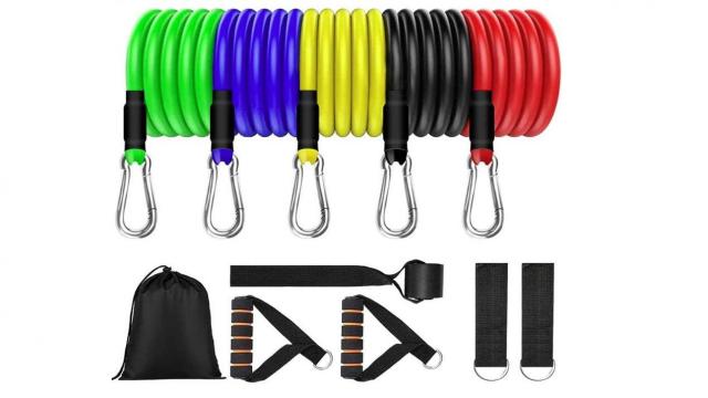 Exercise Resistance Bands 11-Piece Set only $18.99 (41% off) 