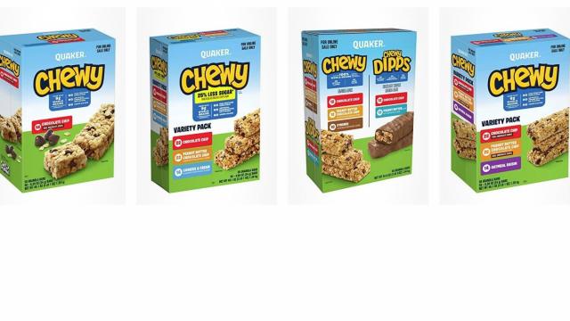 Quaker Chewy Granola Bars 58 count only $7.86 ($0.13/bar)
