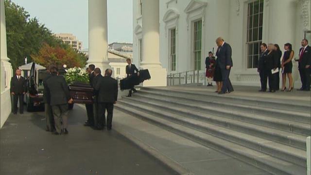 Memorial service for Trump's younger brother held at White House