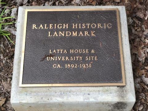 Latta House & University Site Historic Landmark