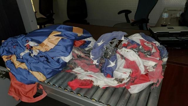 Windows shattered, flags burned at Durham County Detention Facility overnight 