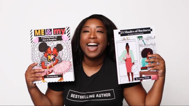 Raleigh entrepreneur builds coloring book business to celebrate diversity