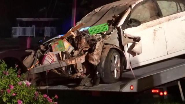 Car with two children inside crashes through Smithfield church, minor injuries reported