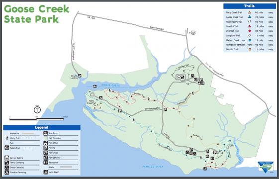 For those seeking a primitive camping experience, Goose Creek State Park has the scenery and space to provide that opportunity. There are miles of beautiful trails to explore that allow visitors to enjoy nature and quiet tranquility. (Courtesy of Washington Tourism Development Authority)