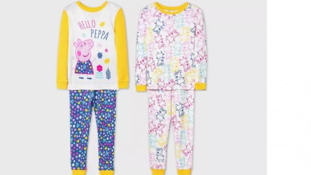Toddler Girls' 4pc Peppa Pig Pajama Set (photo courtesy Target)