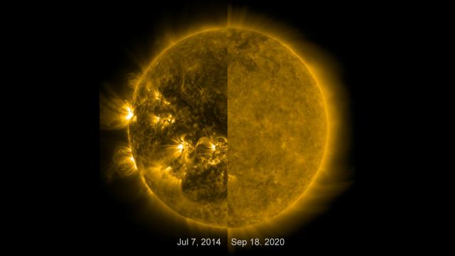 Activity in the Sun's atmosphere increases at solar maximum
