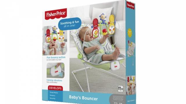 Fisher-Price Geo Meadow Baby's Bouncer only $20.99 (48% off) 
