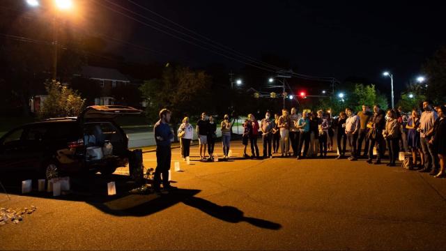 “This was in the K&W parking lot, just very close friends and family telling stories about Andy's life it was a beautiful impromptu celebration,” a friend of Banks' said. 