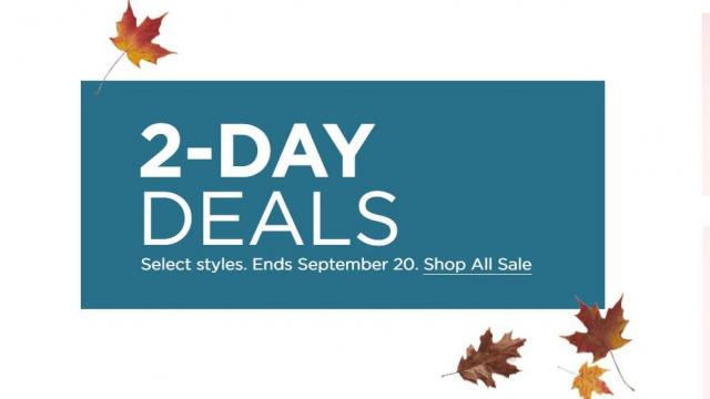 Kohl's 2-Day Sale + 30% off coupon + $10 off $50 coupon + $10 Kohl's Cash