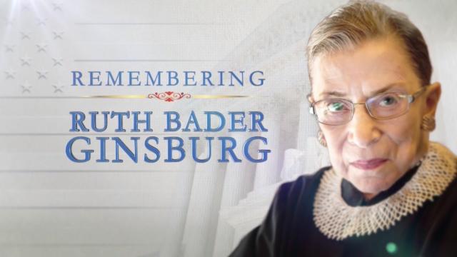 Ruth Bader Ginsburg lies in repose at Supreme Court