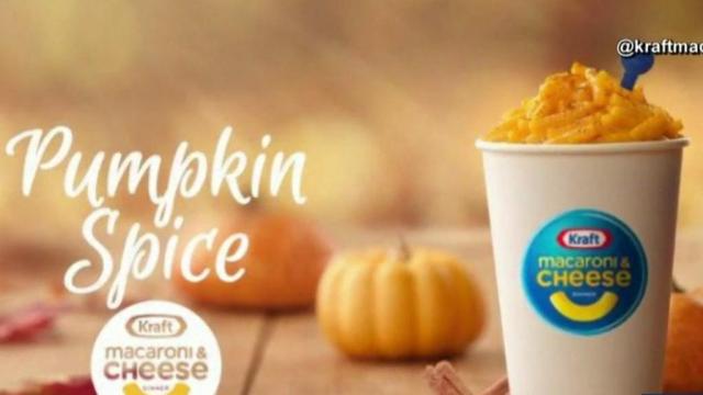 You can win a box of Kraft's pumpkin spice mac & cheese