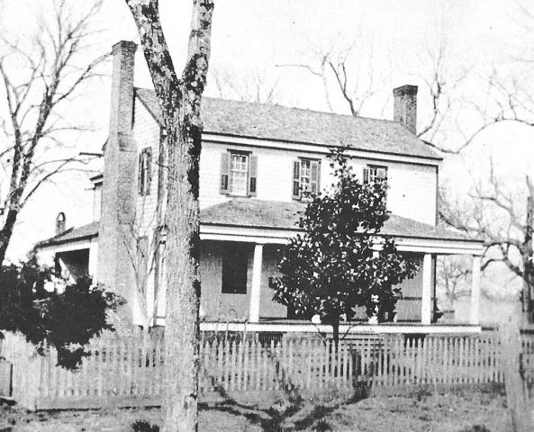 Nathaniel Jones' historic home stood in Cary until the 1950s.
