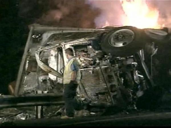 Driver Killed in Fiery Tractor-Trailer Accident