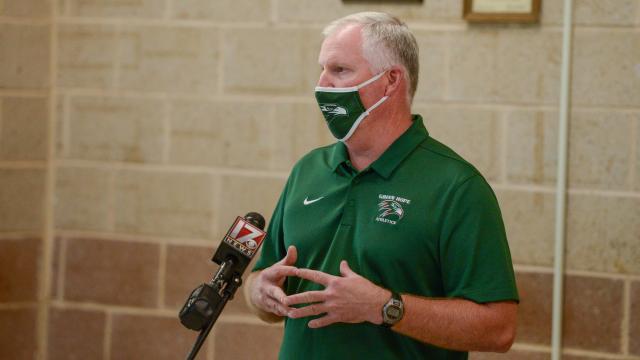Green Hope athletic director Chad Smothers will retire this spring