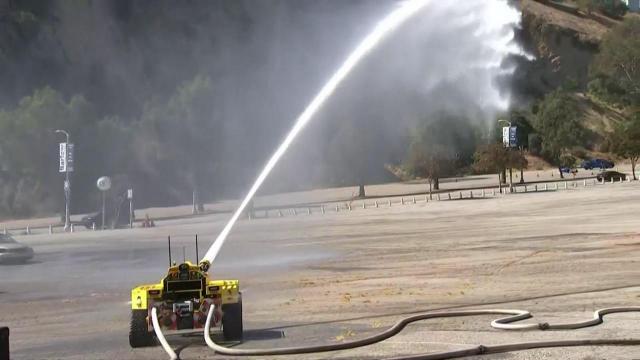 California fire department rolls out robot firefighter