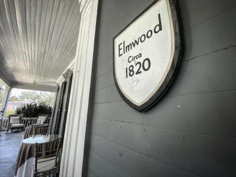 Elmwood was built in 1820, then had a major expansion in the 1860s.