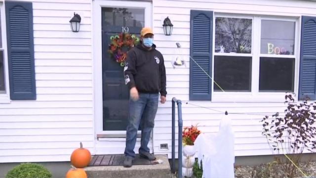 Rhode Island man gets creative with candy delivery idea for Halloween