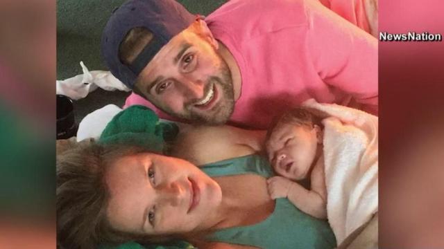 Oklahoma couple welcome new baby during ice storm