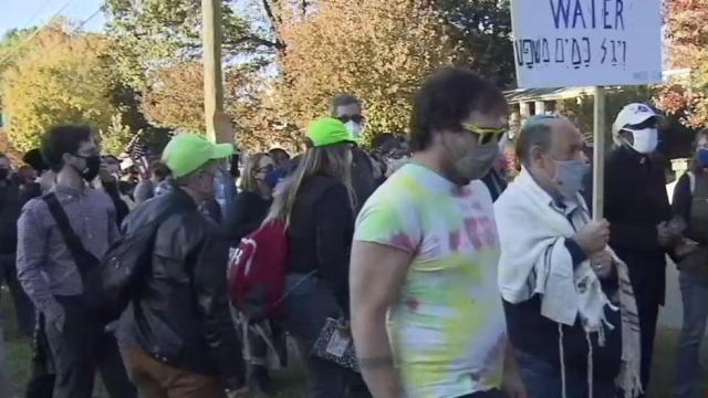 Hundreds march again in Alamance County on Election Day