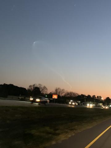 Took this while in traffic on Capital Blvd in Raleigh around 6:10pm 11/13/2020