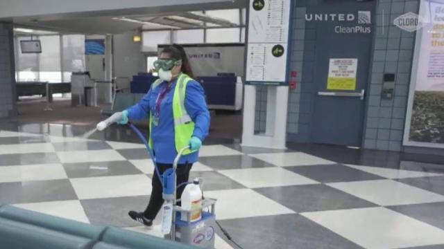 United Airlines using new cleaning system to combat coronavirus 