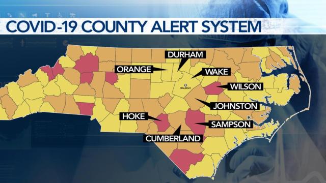 How NC's coronavirus county alert system works