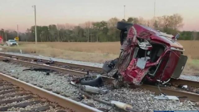 Train and SUV collide in Wilson County
