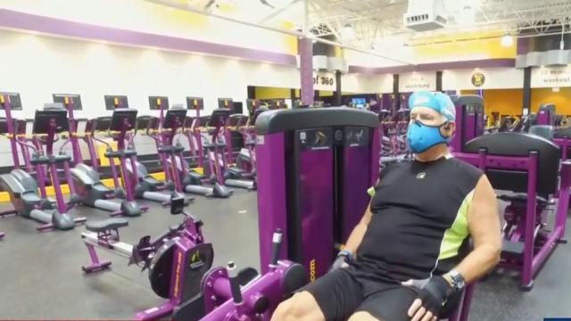 Gym members understand mask mandate keeps workouts coming