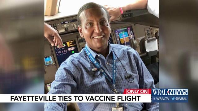 First COVID-19 vaccine flight to US has Fayetteville connection