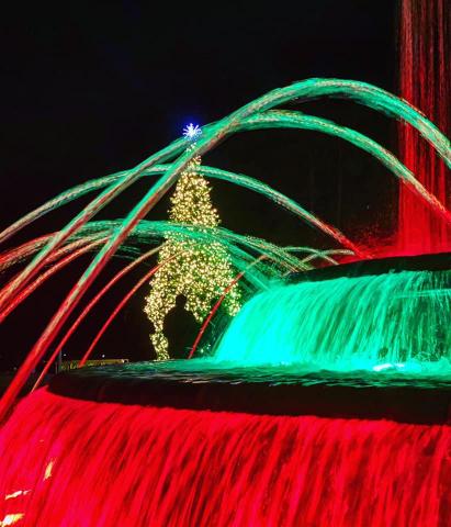 Downtown Cary has become a hot spot for its walkable wonderland of holiday lights and community art displays