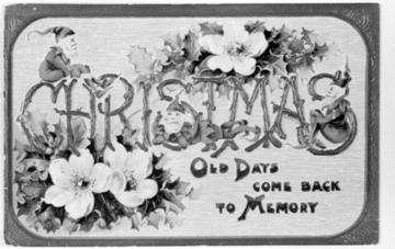 Vinatge Christmas cards in Raleigh dating back to the 1930s. Image courtesy of the State Archives of North Carolina.